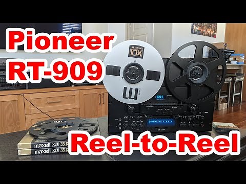 Pioneer RT-909 Reel-to-Reel Demo | Rare Anodized in Black
