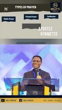 Types of prayer explained into details by Dr Apostle Eric Nyamekye. #possessingthenations #fyp
