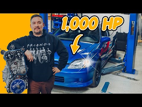 Building a 1,000HP B18 Long Block AWD Si / Camshaft setup
