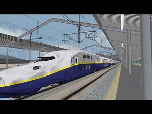 OpenBVE JR EAST Tohoku Shinkansen MAX Yamabiko 35 from Omiya to Sendai using E4 MAX Series