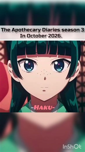 🌿 Maomao Returns! | The Apothecary Diaries Season 3 | October 2026 ✨ #anime #edit