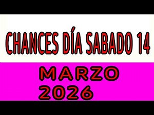 CHANCES RESULTS SATURDAY 14 MARCH 2026