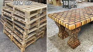 1M views · 10K reactions | One of a Kind Pallet Wood Table | West Coast Boards | Facebook