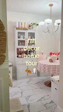 fall decor home tour 🕯️🍂✨ #falldecor #hometour