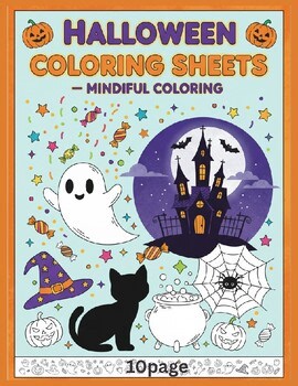 Halloween Coloring Sheets — Mindful Coloring