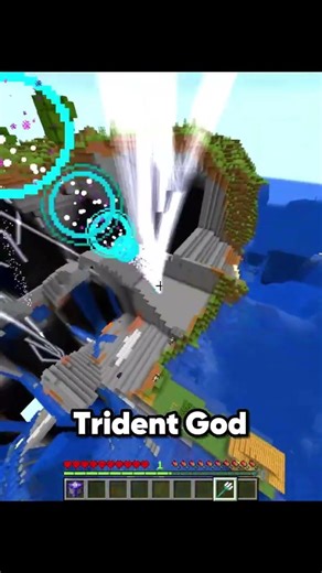 World deleting trident command #minecraft #gaming #shorts #fyp