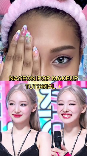 Nayeon Pop Makeup Tutorial: New Crease to Warm Brown Powders