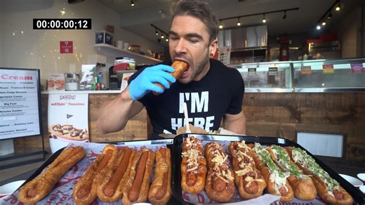 Man tries to turn 12 hot dogs into $500 for charity in just 30 minutes