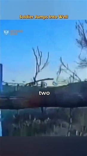 Russian Soldier Jumps Into Well to Escape FPV Drone! #FPVDrone #UkraineWar #DroneStrike#DroneWarfare
