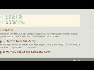 How to Iterate Over an Object Array in JavaScript and Transform Data