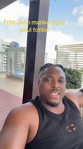 Fritz Jean manke 3,4 jou poul antre nan poubèl listwa.... | Bat bravo pou la jenes