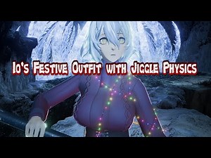 Code Vein Mod Showcase - Io's Festive Outfit with Jiggle Physics