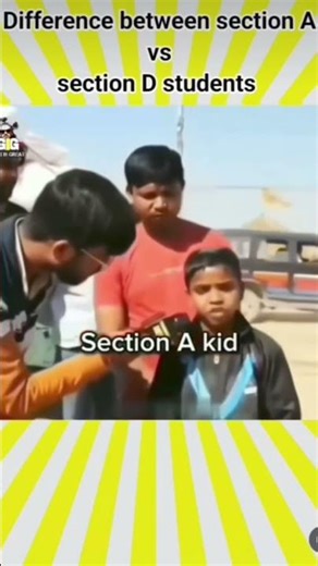 Difference between Section A and section D #entertainment