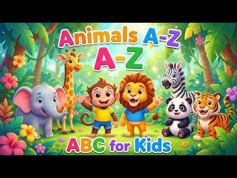 The Animal Alphabet | Learn Animal Names! | Magic Mind Kids