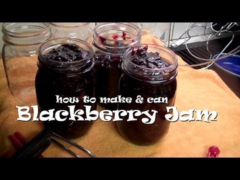 How to Make & Can BLACKBERRY JAM (without pectin)