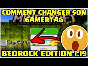 COMMENT CHANGER DE GAMERTAG SUR MINECRAFT ? 💬