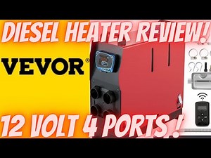 Review Vevor Diesel Heater 12 volts 4 Ports!