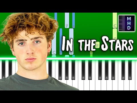 Benson Boone - In the Stars - Piano Tutorial
