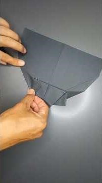 how to make paper airplane dart