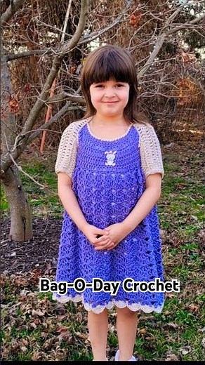 Crochet Toddler Dress Tutorial