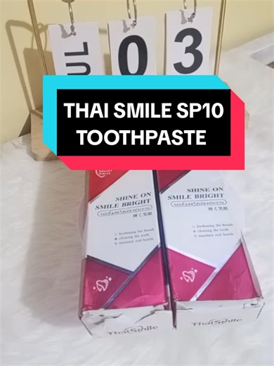 Sobrang sulit talaga ng toothpaste nato #thaismile#sp10#toothpaste#fyppppppppppppppppppppppp