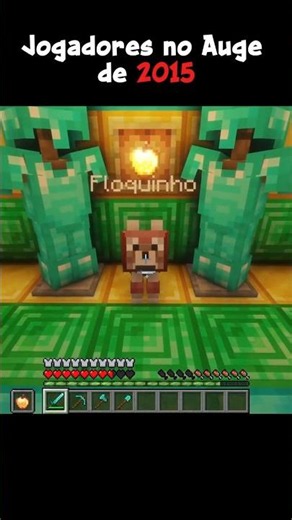 Jogadores de 2026 X Jogadores de 2015 no MINECRAFT