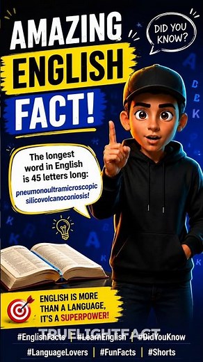 The Longest English Word Will Shock You 😱 | English Fact #shorts