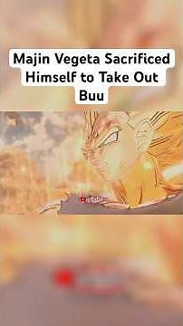 Majin Vegeta Sacrificed Himself to Take Out Buu(Xenoverse 2) #shorts #xenoverse2
