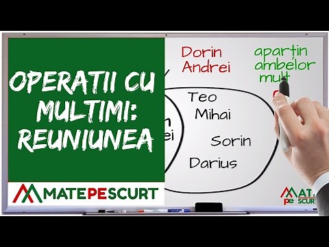 Operatii cu multimi: Reuniunea
