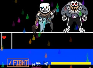 [ink？Sans战] Ink help Ink?Sans battle! [undertale fangame]