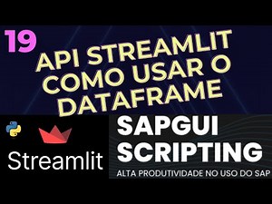 Tutorial Streamlit 19 - Como usar o Python Streamlit - Dataframe - API do Streamlit