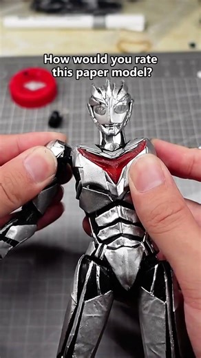 Ultraman Origami Breakdown | Details & Structure Explained #paperart #diy #papercraft#origami