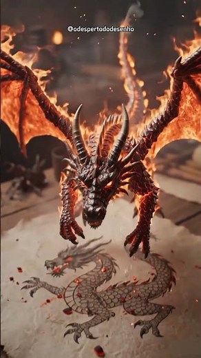 🔥 O Dragão Ganha Vida: Do Rabisco à Realidade 🐉✨