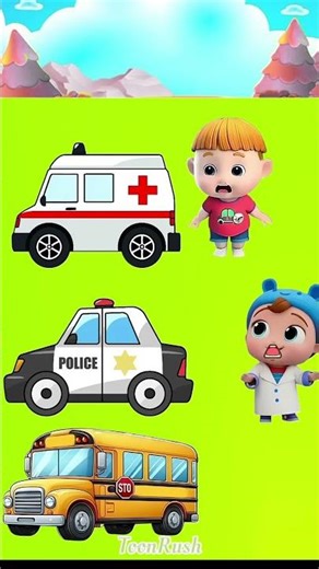 My Rock Friends, I Found My School Bus! 🚌🪨😂 | Cartoon Fun #cartoon #car #usa #shorts