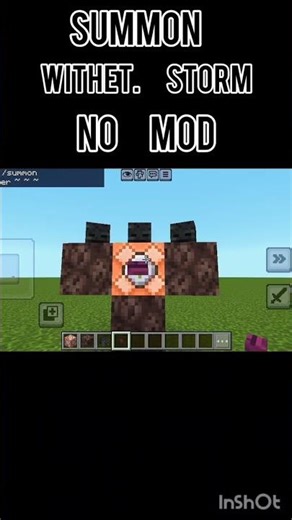 How to make Wither Storm No Mods #shorts #minecraft #short