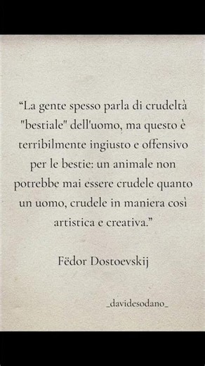 Una citazione di Fëdor Dostoevskij 🖋 #citazioni #letteratura #Dostoevsky