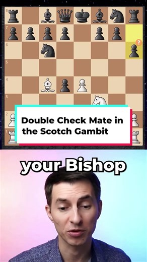 Scotch Gambit: Sweet Double Check Mate Explained