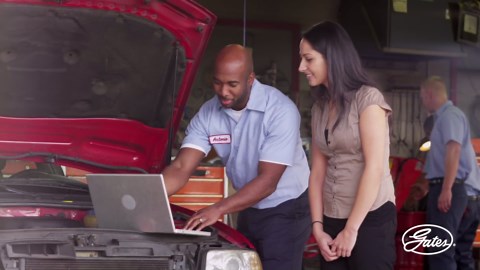 Gates K080590HD FleetRunner Micro-V Serpentine Drive Belt