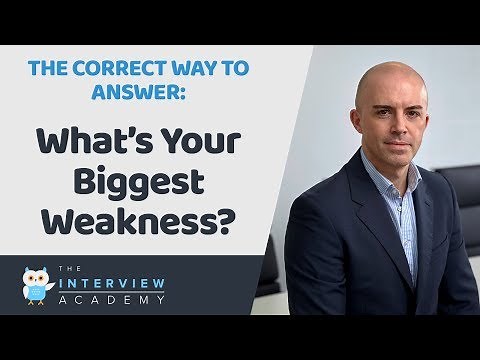 What Is Your Biggest Weakness? How To Answer This Job Interview Question.