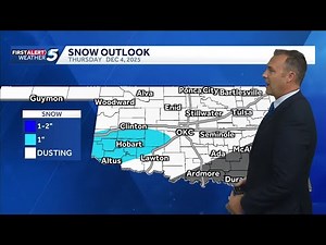 When and where to expect snow, ice in Oklahoma on Thursday (Dec. 3, 2025 update)