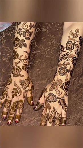 Simple Tikka Mehandi Design For Back Hand || Shes Mehandi Design