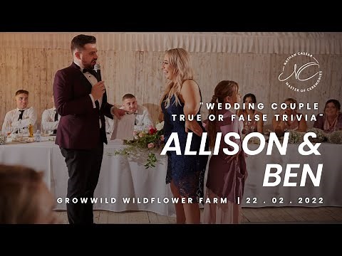 The Ultimate Wedding Game: Wedding Couple True or False Trivia | Nathan Cassar, Master of Ceremonies
