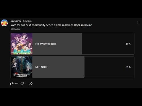 I'm Not Watching Death Note OR Nisemonogatari....