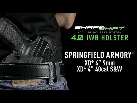 Springfield XD 4" IWB Holster for Concealed Carry - Alien Gear Holsters