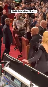 Adele and Celine Dion shared a heartfelt embrace during Adele’s concert at The Colosseum at Caesars Palace in Las Vegas. Adele honored Dion as The Colosseum was built for Dion's Las Vegas residency, "A New Day," over two decades ago. | WISN 12 NEWS