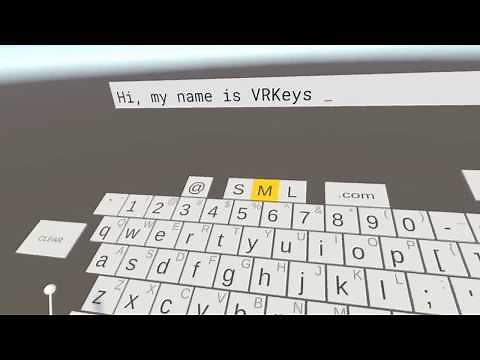 VRKeys open source drum-style virtual reality keyboard for Unity