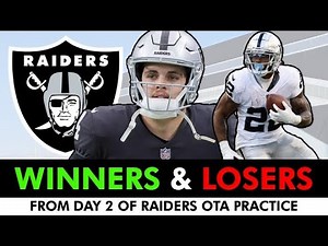 Las Vegas Raiders OTAs Winners & Losers After Day 2 Of Raiders OTA Practice Ft. Aidan O’Connell