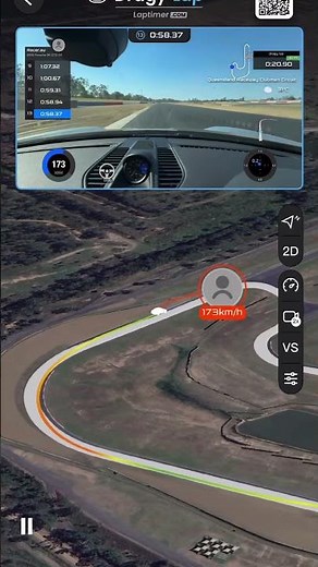 dragy-Lap app has some cool features. Ride on board #GT2RS at Qld Raceway #dragy #porsche #911
