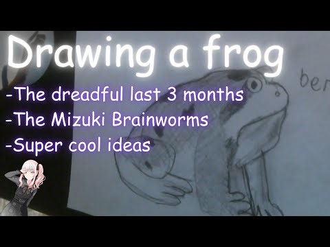 Drawing a Frog And Talking :D