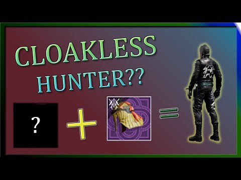 The ONLY ways to get NO CLOAK AND NO HOOD on HUNTER!! (How to REMOVE ALL HOODS) (Fast Fashion)
